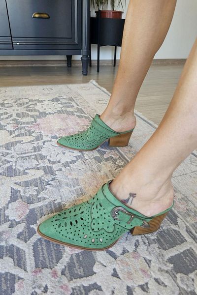 Topukla Footwear 019 502 Women's 6 cm Thick Heeled Summer Sabo Slippers