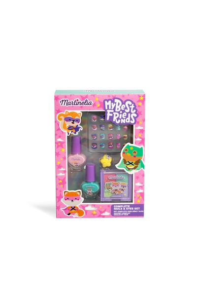 Martinelia My Best Friends Kız Çocuk Tırnak Tasarım ve Far Paleti Seti