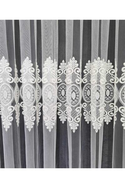 Taç Issa Textile - Тюль Brode з вишитими щільними складками 1 E 3