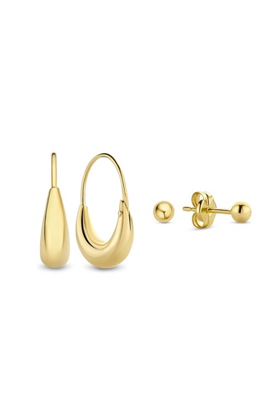 Isabel Bernard Cadeau d'Isabel 14 Karat Gold Ohrring-Set IB90175