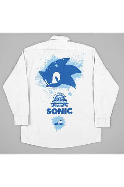 SEVBANO Design Sonic Printed Unisex Cartoon Shirt