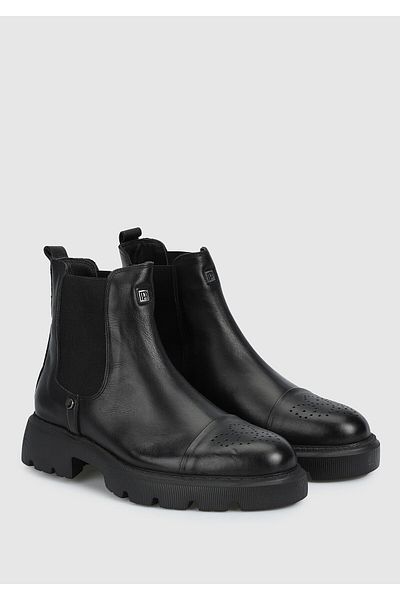 Provoq Men's Boots - Black Leather