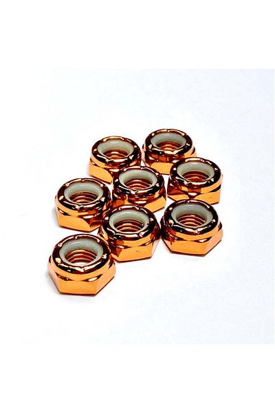 Rollerstuff Bling T'ings Metallic Axle Nuts [set/8]