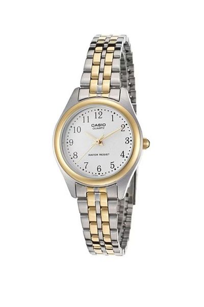 Casio Casio Enticer Analog Watch LTP-1129G-7BRDF - 32 mm - Silver/Gold