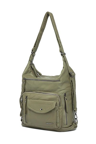 BARCELONA 21K Washed Leather Both Back and Shoulder Women's Bag 21-K Barcelona 1580-6