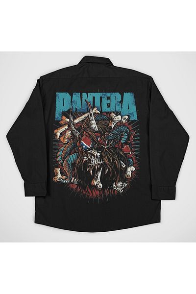 SEVBANO Pantera Rock Metal Music Band Printed Unisex Shirt