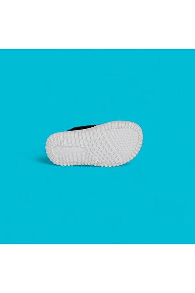 GEZER Çoçuk Unisex Keten Kaymaz Taban Cırtlı Ev, Okul, Kreş ,Anaokulu Günlük Kullanım Panduf