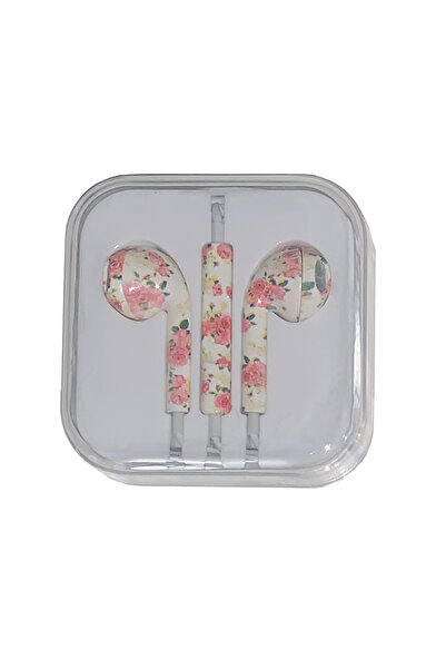 Generic سماعة أذن 3.5 مم بألوان الزهور 14