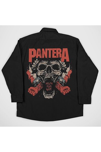 SEVBANO Pantera Music Band Printed Unisex Rock Metal Shirt