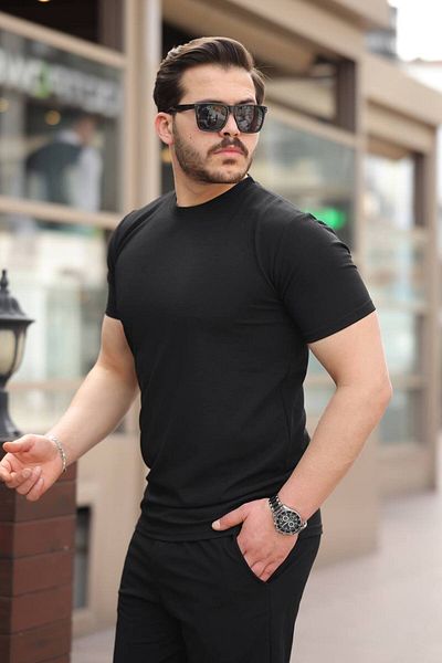 ROBERTO BORNOVA Ottoman Fabric Tshirt - Shorts Bottom Top Set