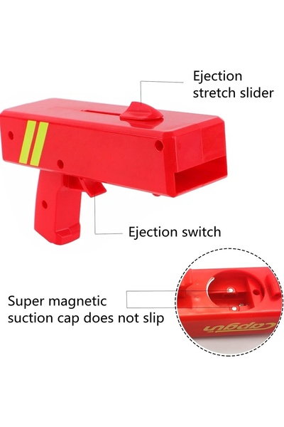 LINKLKBOY Linklkboy bottle opener, plastic/stainless steel, red/yellow, 13 x 5.5 cm