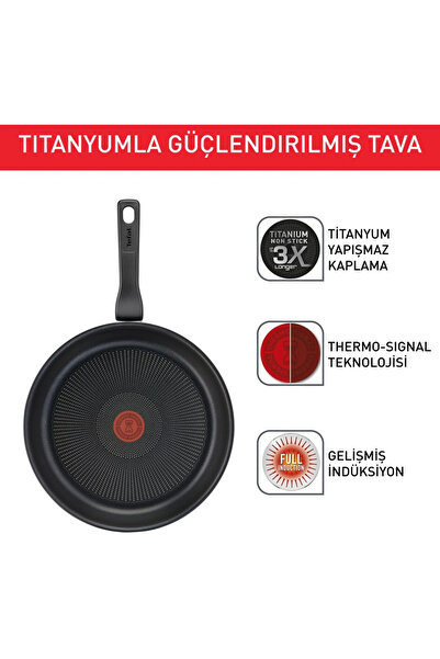 TEFAL 2100134005 Tit 3x Titanium Force Tava 24cm