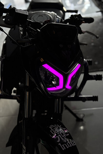 Banxtre TVS Raider Gündüz Ledi için Mor Renk Far Filmi Far Tasarım Sticker Et...