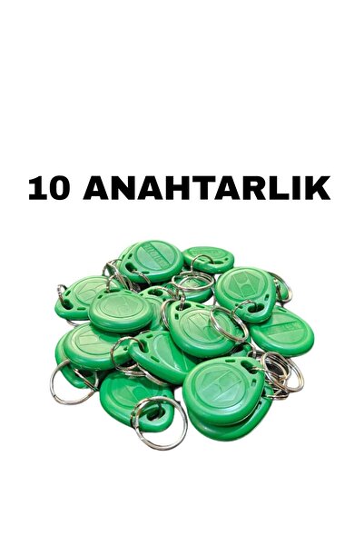 FORX5 Manyetik Anahtarlık 10 Adet Rfid Keyfob Göstergeç Anahtarlık 125 Khz Proximity
