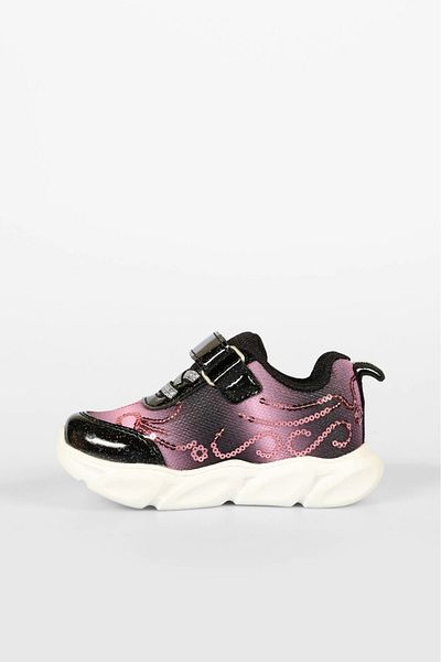 Vicco Lemna Orthopedic Girl's Black Light Sneaker