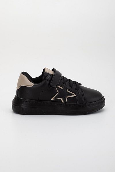 Dilimler Ayakkabı Boy's Sports Shoes Beige Velcro Star Model Stitched Sole