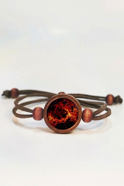 Tahtakolik Planet Wooden Bracelet