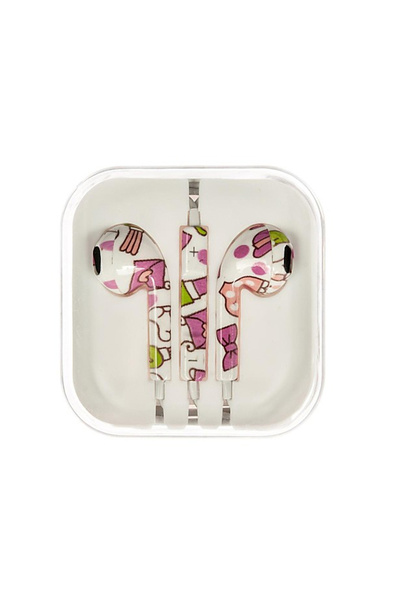 Generic سماعة أذن 3.5 مم بألوان الزهور 26