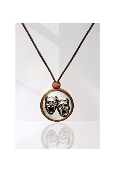 Tahtakolik أيقونة المسرح قلادة خشبية