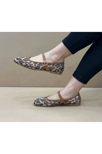 DADWOLF Leopard Mesh Elegant Zilnic Confort Tendință Confortabil Meri Ceyn Balerini