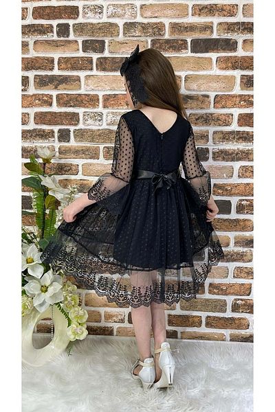 s.t. sebat tekstil Rochie din dantela pentru fete Sb327