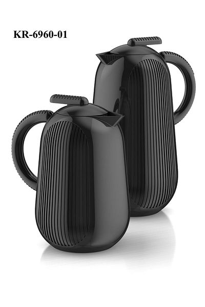 Kroos Cross Thermos for Tea and Coffee with a Capacity of 1 Liter and 0.5 Liter, Available in Various Colors