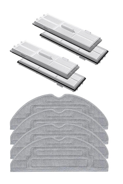 ROPALDE Σετ ανταλλακτικών 8 τεμαχίων συμβατό με Roborock S8, S8+ (Plus), S8 Pro Ultra Robot Vacuum Cleaner