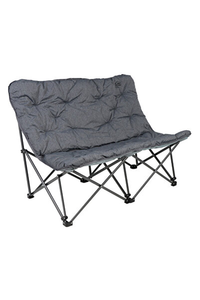 KINGCAMP Lemon Lux Double Ultra Konforlu Çift Kişilik Kamp Sandalyesi Grey
