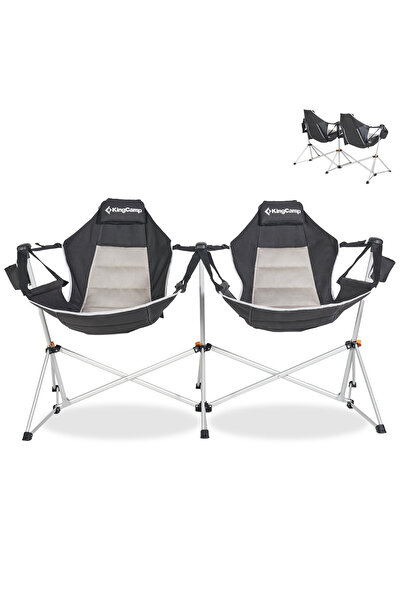 KINGCAMP Orchid Double Çift Kişilik Salıncaklı Katlanır Kamp Sandalyesi