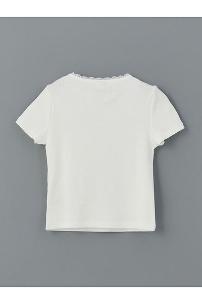 LC Waikiki Κοριτσίστικο T-Shirt Crew Neck