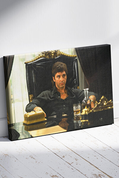 Store Aşkın Uğruna: Tony Montana Premium Kanvas Tablo Seti