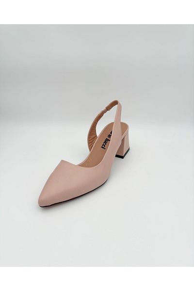 Mariolucci Women's High Heel Shoes Powder Leather