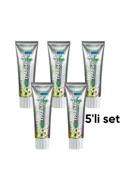 Faberlic Set of 5 Oxygen Toothpaste (5*75 Gr)