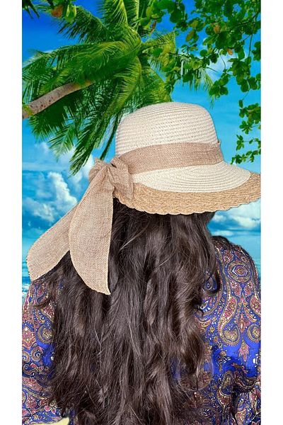 laviyonsa Lora Straw Hat with Bow