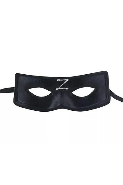 Ethab Ticaret Zorro Mask with Elastic Back Z Printed (4457)