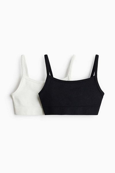 H&M 2-pack DryMove™ Seamless Sports tops