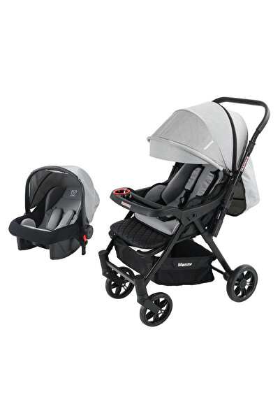 Mamma Alfa Plus 6 İn 1 Yeni Nesil Mama Tablalı Çift Yönlü Travel Sistem Bebek...