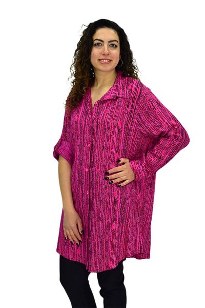 Woow Curved Sleeve Striped Women's Tunic - Bgl-st02106