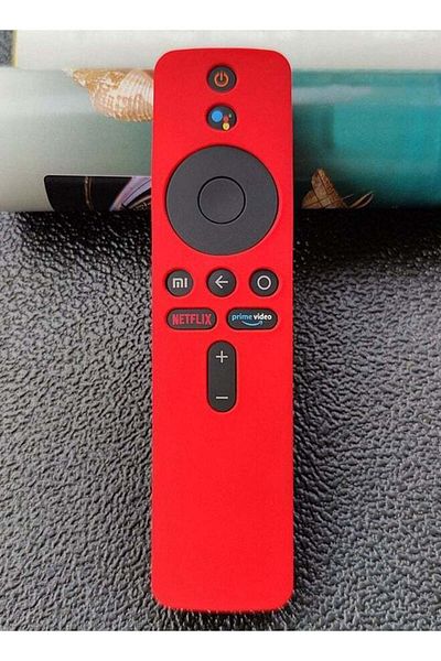 Generic Remote Control Silicone Cover for Xiaomi Mi Box - Red