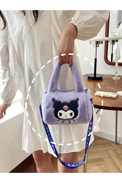 EyER Shoping Anime Sanrio Kuromi Cinnamoroll Kawaii Peluş El Çantası