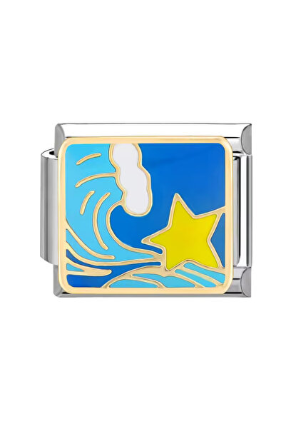 Bluw Jewelry سحر إيطالي بنمط ليلي G5