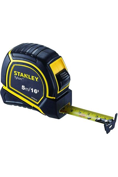 Stanley Stanley Taillon Handheld Tape Measure - Professional Short Tape Measure with Rubber Case and Side Stand