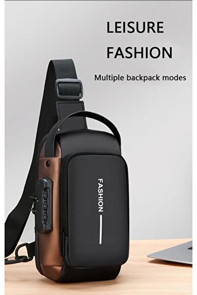 L&M LİZA YILDIZ Dayanıklı Oxford Kumaş Erkek Sling Çantası