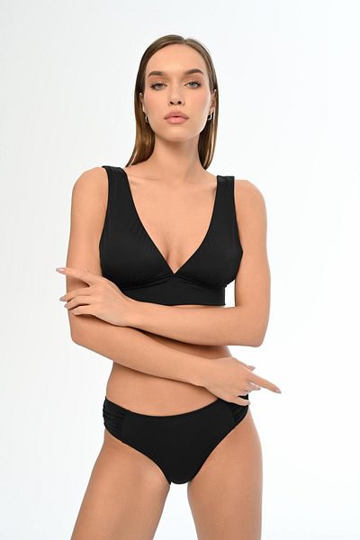 AQUAVİVA Σετ μπικίνι Bralet Aquaviva Μαύρο με κορδόνια - Γυναικεία