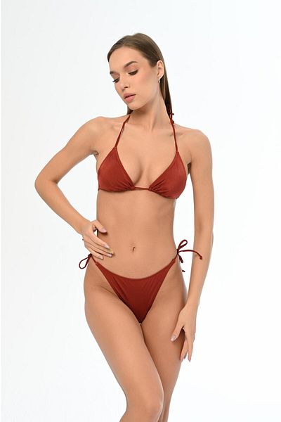 AQUAVİVA Set de bikini pentru femei Aquaviva Cinnamon Maria Triangle Side String