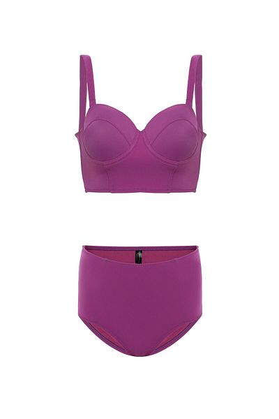 AQUAVİVA Σετ μπικίνι Aquaviva Γυναικείο Cherry Valencia με λεπτομέρεια με επένδυση ψηλόμεσο