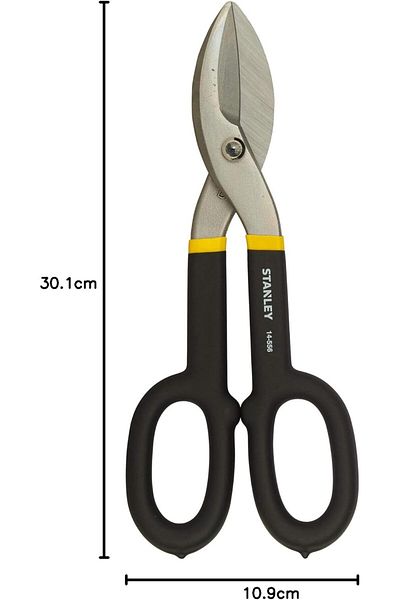 Stanley Stanley 2-14-556 Metal Shears - Straight Blade Sheet Metal Shears, 250 mm
