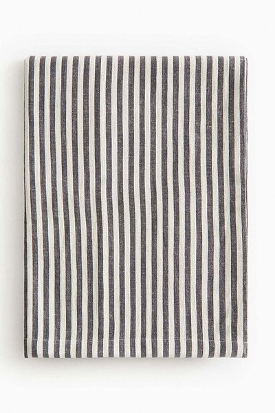 H&M Striped cotton tablecloth