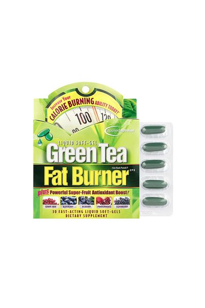 applied nutrition , Green Tea Fat Burner 30 Fast-Acting Liquid Soft-Gels