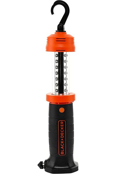 Black&Decker Black & Decker Emergency LED Flashlight, Black / Orange - BDLCL28-B5